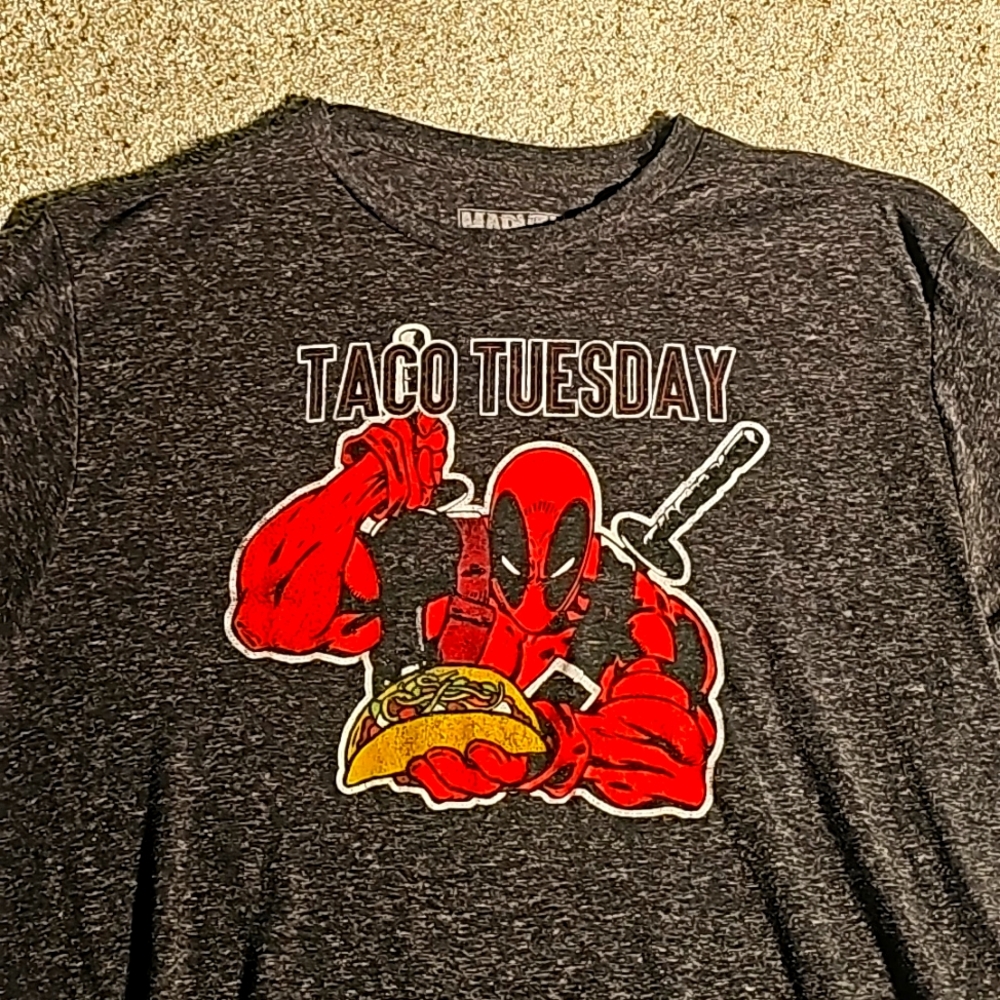 Marvel Deadpool Taco Tuesday shirt